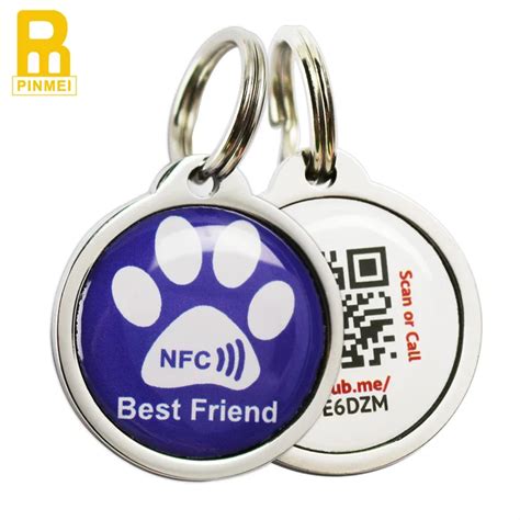 nfc enabled pet id tag|electronic dog tags.